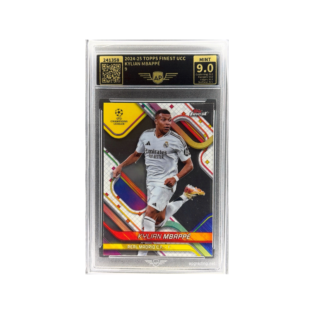 2024-25 Topps Finest UCC #9 Kylian Mbappé (9.0 MINT